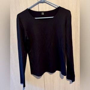 Only Hearts Elegant Stretchy Black Long Sleeve Top